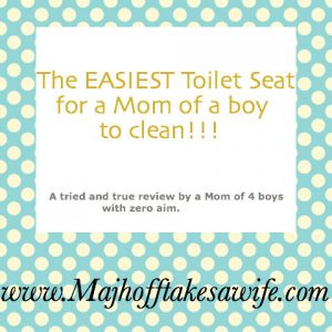 How to clean the easy clean "best ever" toilet seat for boys