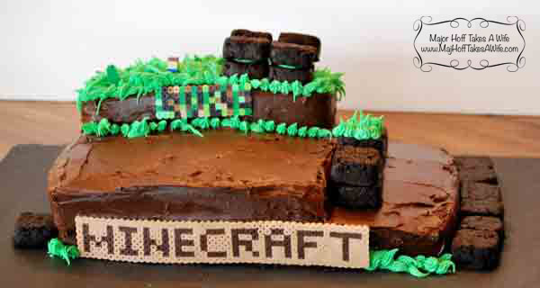 Minecraft creeper cake 