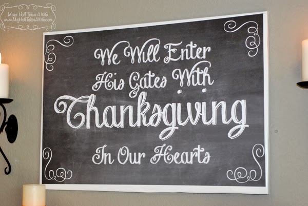 Thanksgiving wall art printable