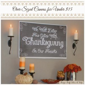 Over Sized Canvas Art For Under $15 Over sized canvas