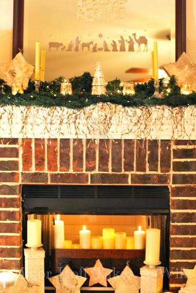 Full fireplace