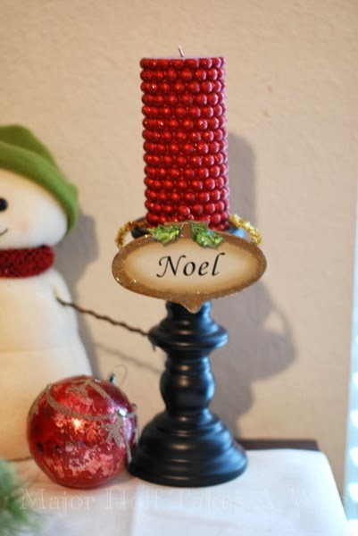 Noel Candle Ornament