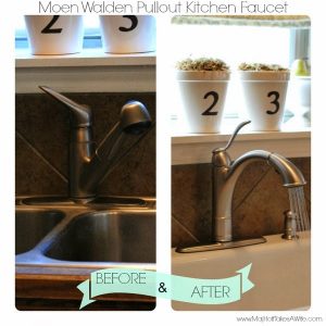 Moen Walden Kitchen Faucet Install, Review, and a Moen Giveaway!