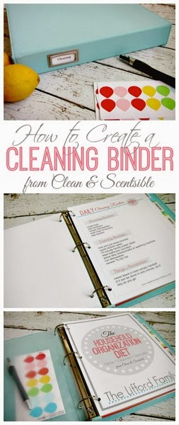 How to create a cleaning binder