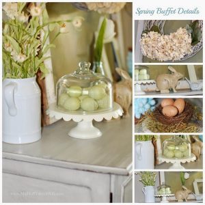 Spring Buffet Styling