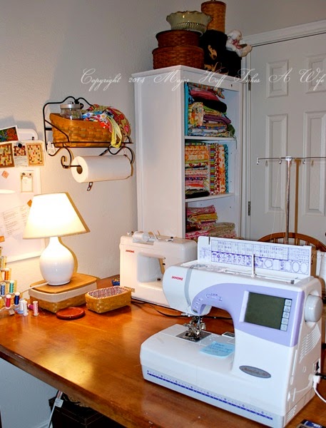 Janome 9500 in sewing room
