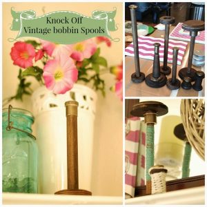 Knock Off Vintage Bobbin Spools Knockoff vintage bobbin spools