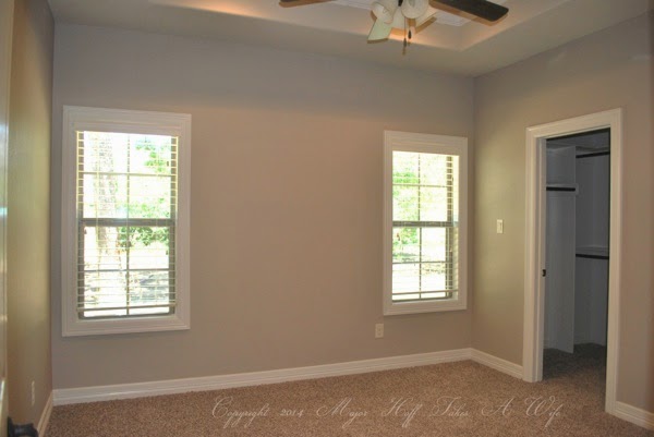 Bluestone bedroom window trim recessed ceiling