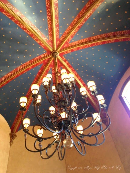 Dining Room Ceiling with chandelier
