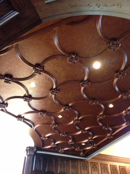 Entry Way ceiling with amazing details