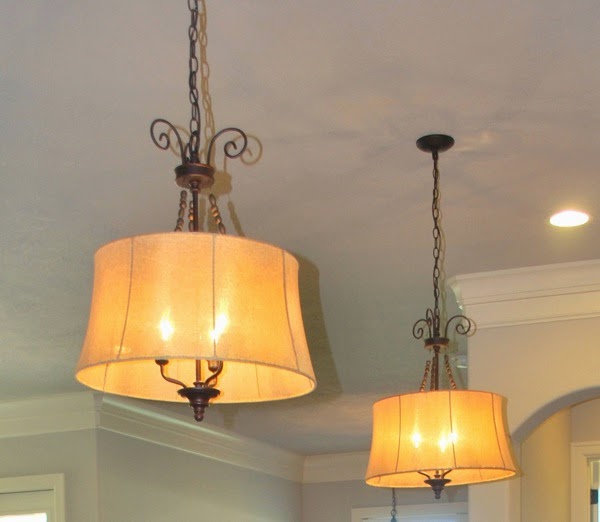 Kitchen island lights with character