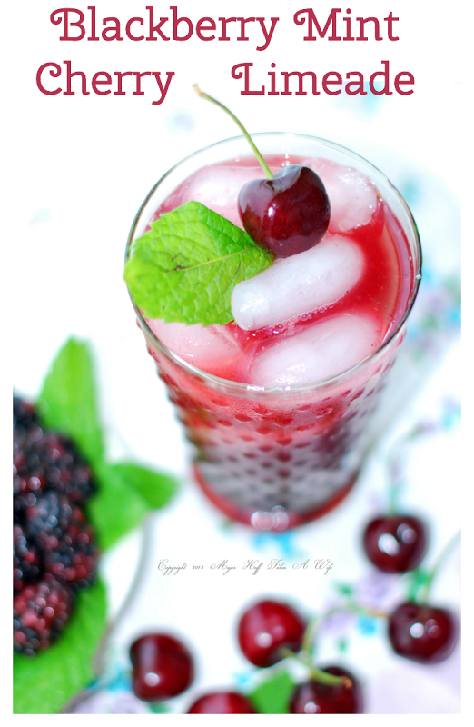Blackberry Mint Cherry Limeade Pinterest