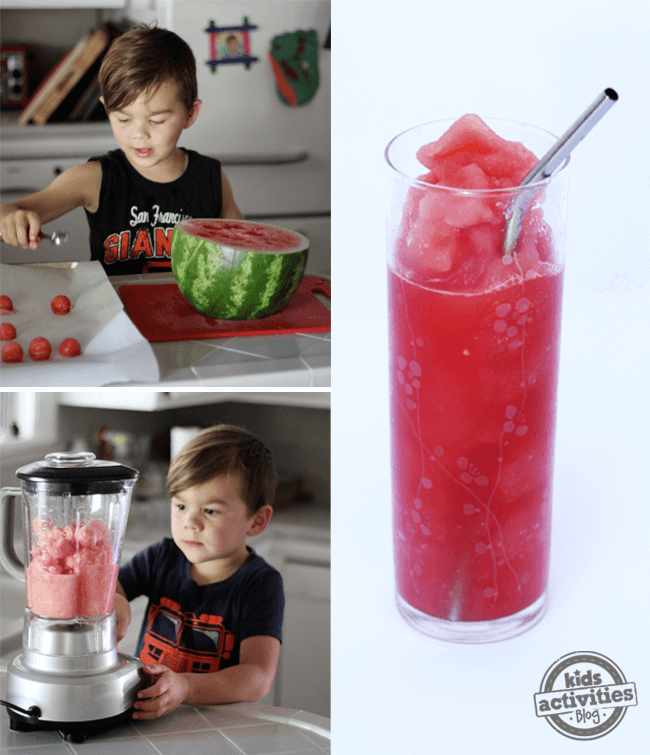 Watermelon Slushies by Kids Activities Blog