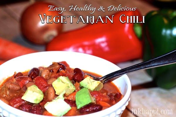 Easy Healthy Vegetarian Chili