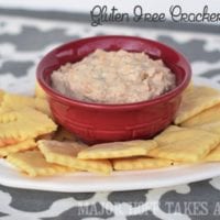 Homemade gluten free crackers recipe.