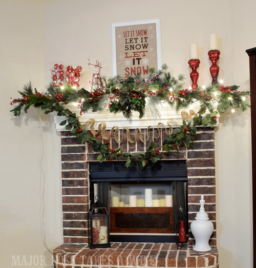 Major Hoff Takes A Wife Fireplace Mantel Christmas2014