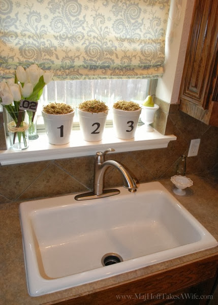 New sink with single drain