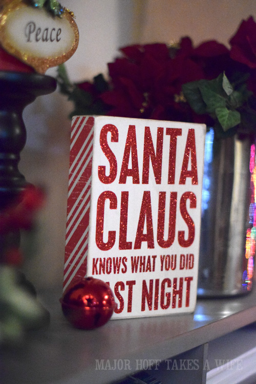 Santa Claus sign