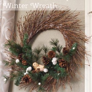 World Market Inspired Nature Woodland Wreath To Enjoy All Winter Long
