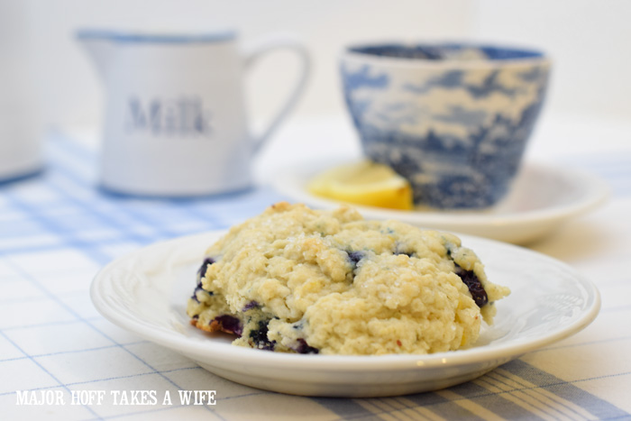 A buttery blueberry scone is the perfect serving suggestion for High Tea