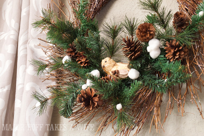 Winter Wreath DIY tutorial Winter Wreath DIY tutorial