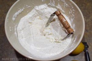 how to cut in butter for buttermilk scone recipe