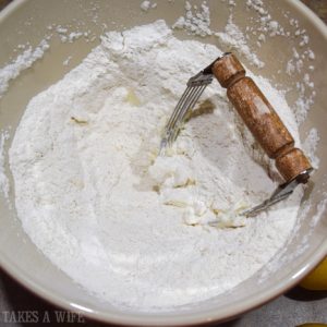 how to cut in butter for buttermilk scone recipe