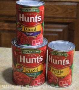 Canned tomatoes for easy marinara sauce