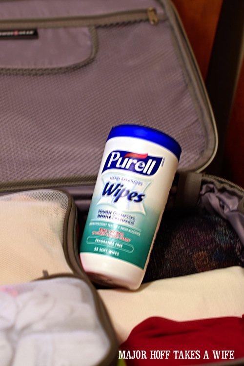 Packing Purell Wipes