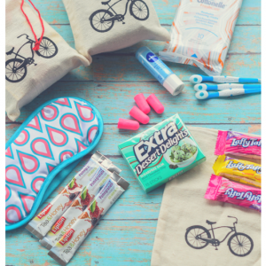 1st Class Amenity Kits. So easy to make yourself, without spending the high cost for luxury. These are the essentials you need to pack to make your next flight more enjoyable!