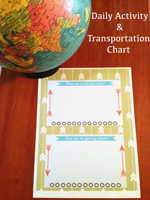 Daily activity and transportation chart. Features an easy to use free printable daily Activity and Transportation guide. Super busy mom? Teenage boys love Stouffer's Fit Kitchen meals. #powerfulprotein #ad #cbias #proteinup #freeprintable #timemanagement