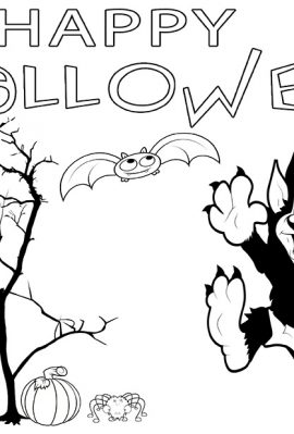 Happy Halloween Coloring pages