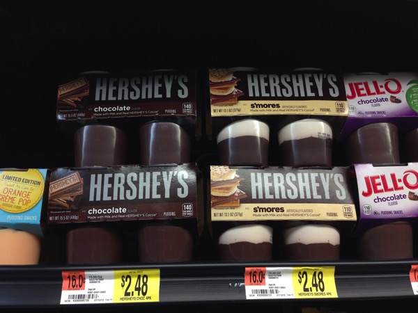 New Hershey's Chocolate and Smores Pudding 