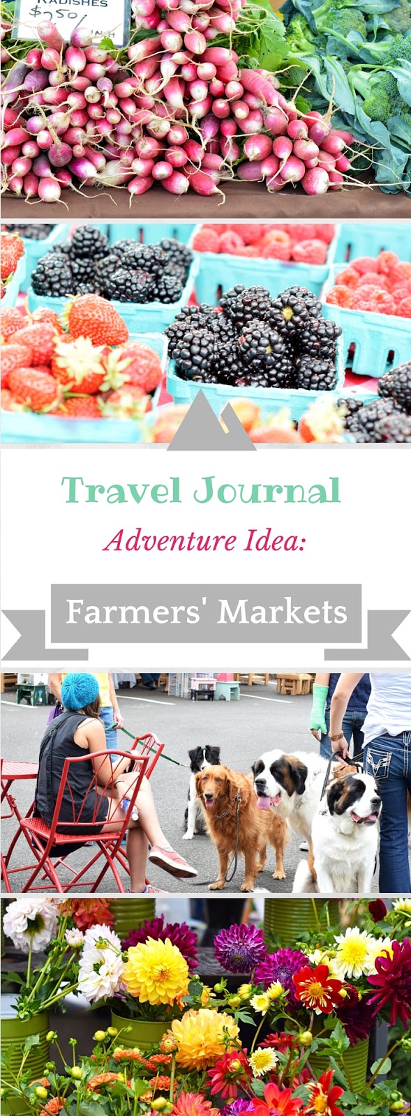 Travel Journal ideas: Local Farmers' Markets. The Salem Oregon weather lends itself to one of the best farmers' markets. Enjoy local produce, flowers and entertainment. Great family activity whether traveling or as a resident. 