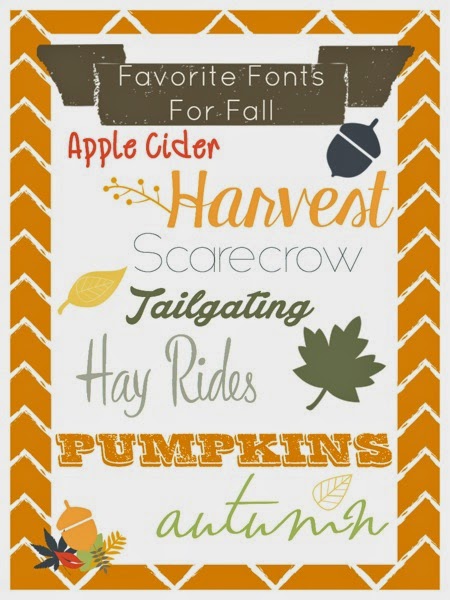 Favorite Fonts for Fall