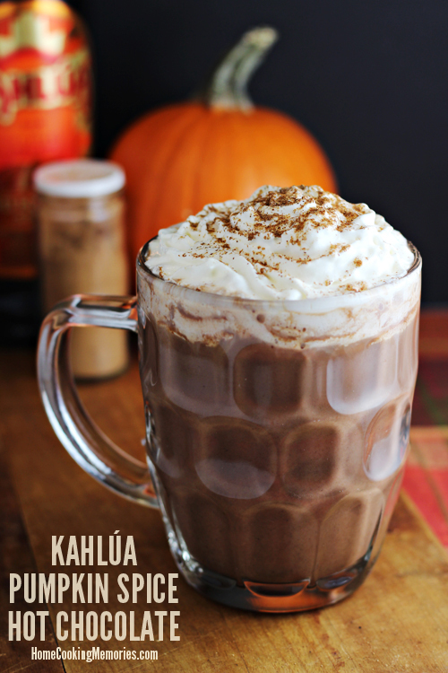 Kahlua Pumpkin Spice Hot Chocolate