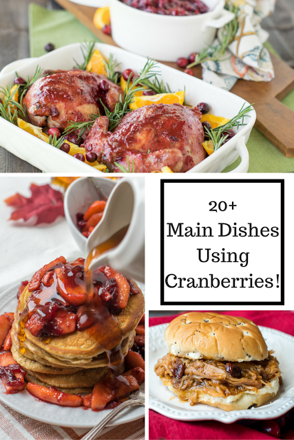 20 cranberry main dish recipes