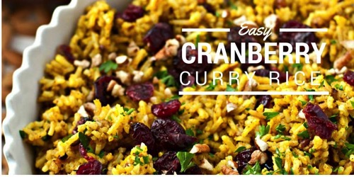 Cranberry Pecan Curry Rice Recipe 