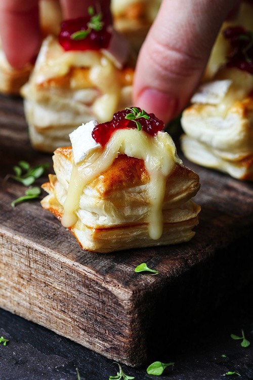 Cranberry and Brie Bites 