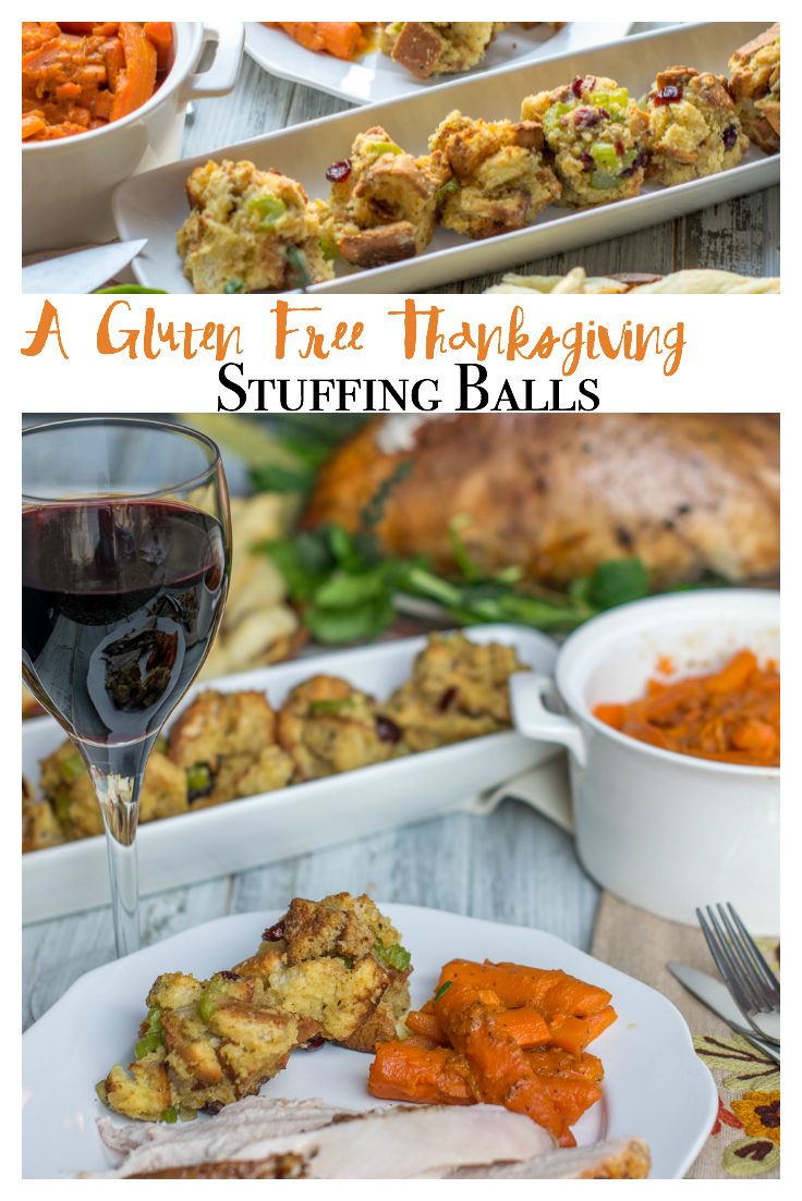 Celebrating a gluten free Thanksgiving? You'll flip for these gluten free stuffing balls! None of the guests even notice!