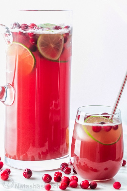 Sparkling Cranberry Pineapple Punch 