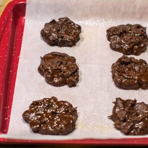 flatten flourless holiday cookies before baking