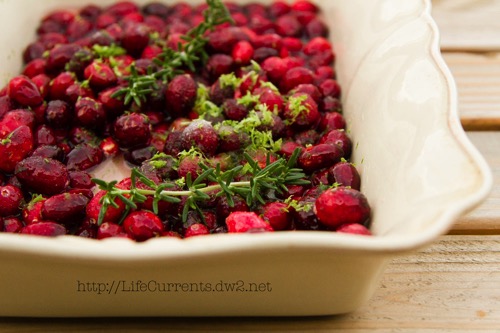 roasted cranberry sauce