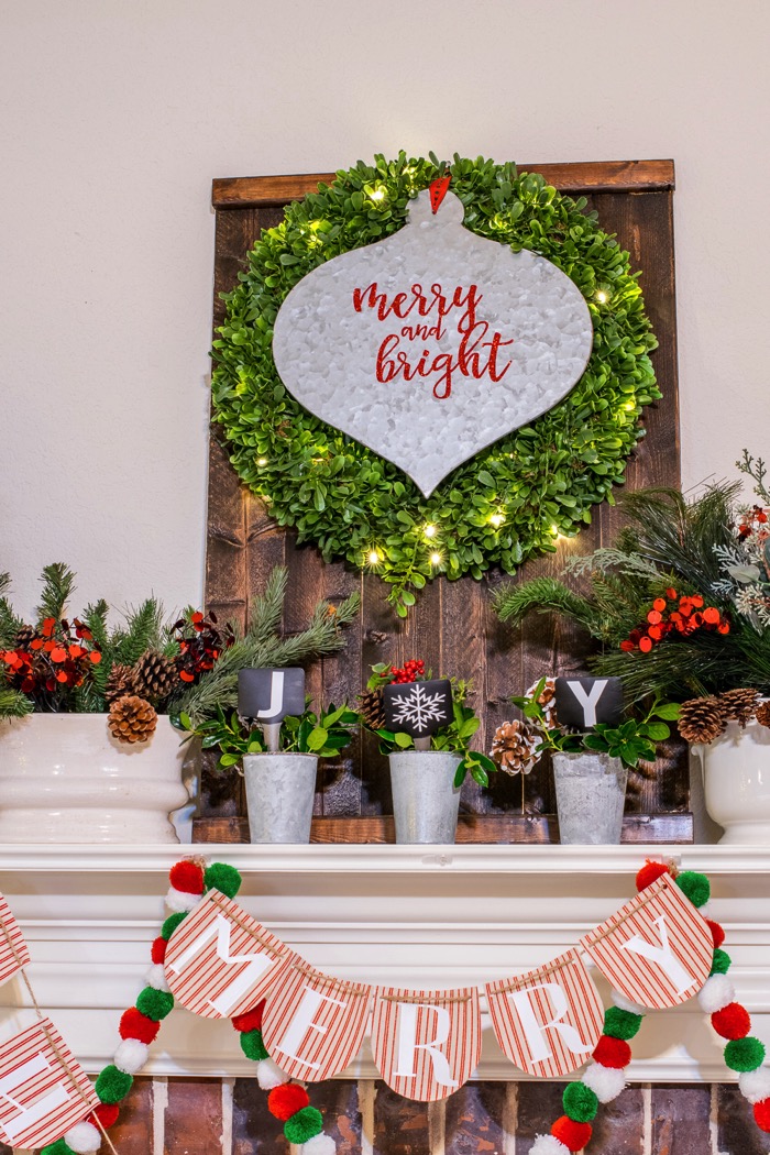 Fixer Upper Inspired Holiday Home Tour 2016