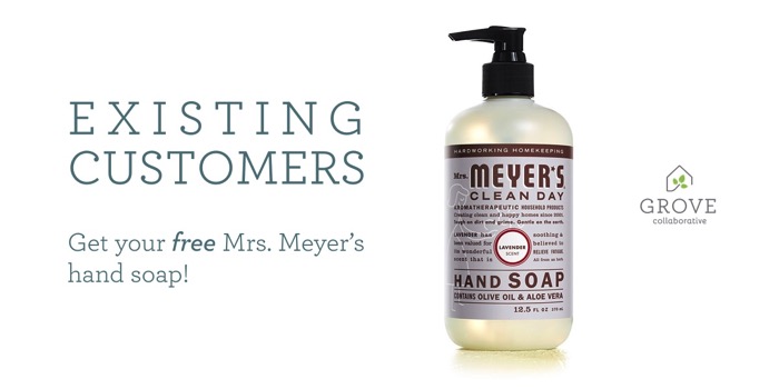 2017 New Year New Start Mrs. Meyers's Cleaning Bundle from Grove Collaborative. 