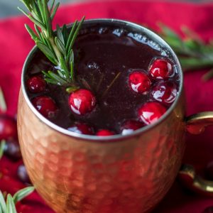 Rosemary Cranberry Moscow Mule
