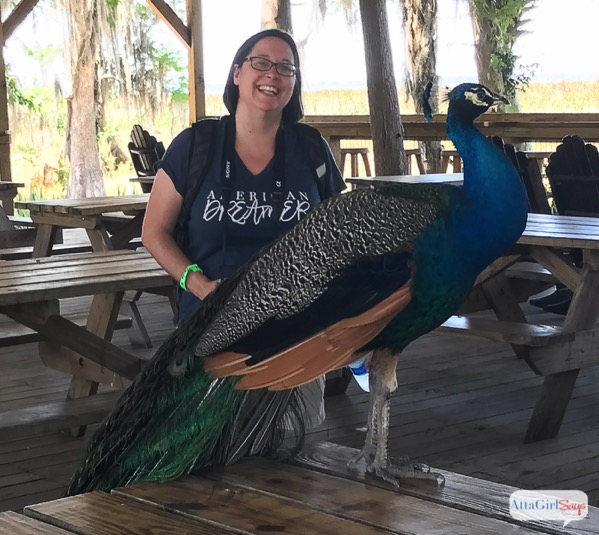 Sara with Peacock