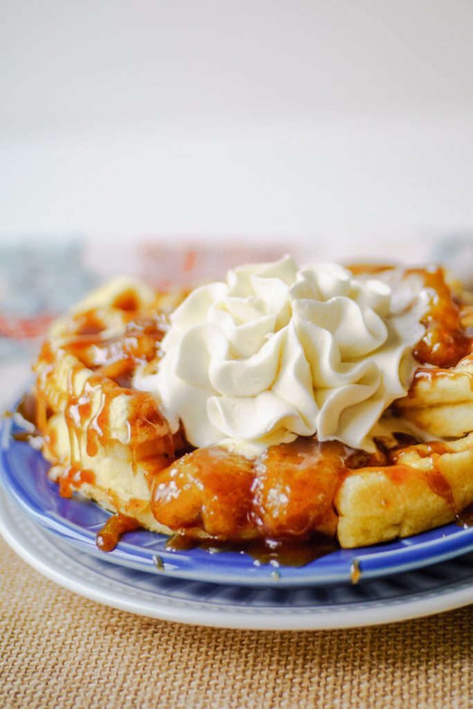 caramelized bananas topping for waffles