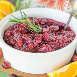 The Best Cranberry Sauce Ever! Quick, Easy and Make Ahead!