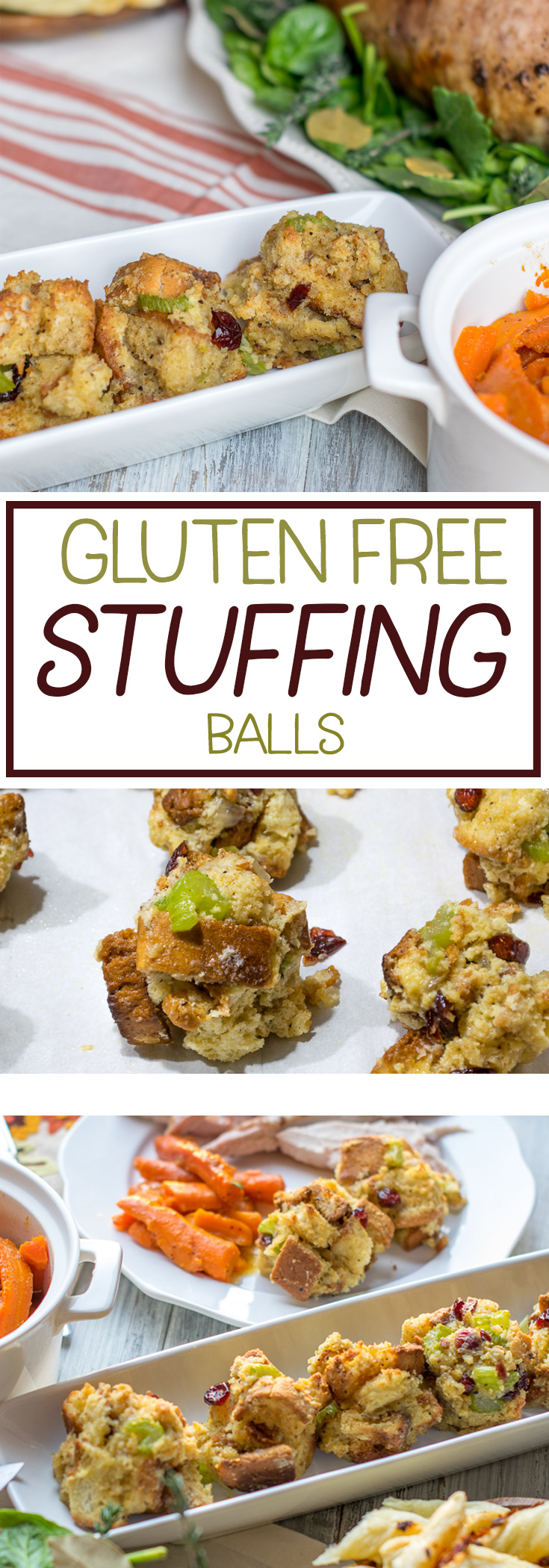 Celebrating a gluten free Thanksgiving? Enjoy gluten free stuffing balls! A traditional recipe with gluten free bread substituted, it's a family favorite! #glutenfree #glutenfreeThanksgiving #Thanksgivingrecipes #stuffing via @mrsmajorhoff